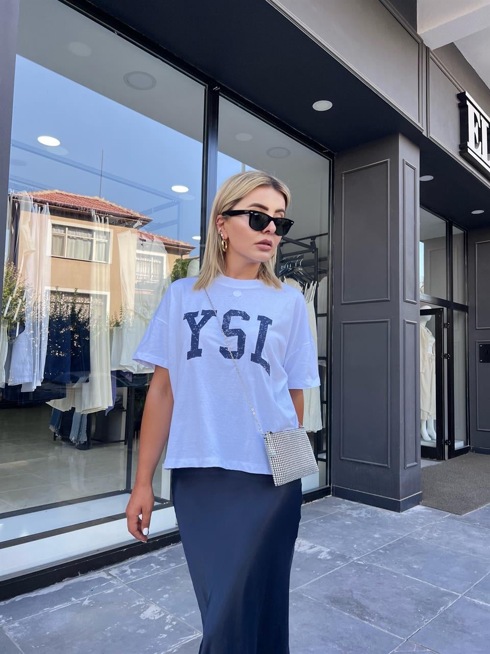 Ysl Baskılı Tişört