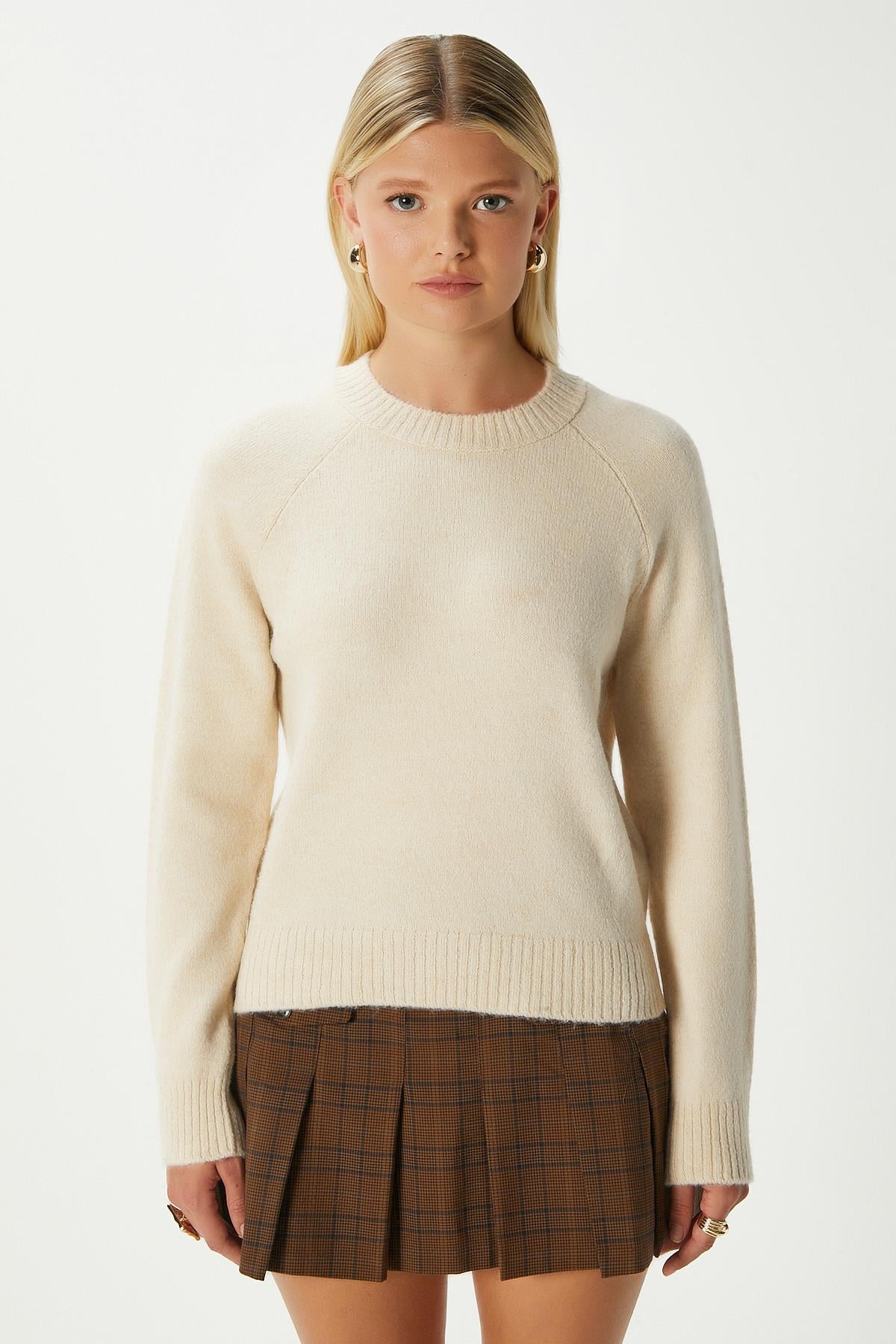  Mushy Taş Basic Triko Kazak