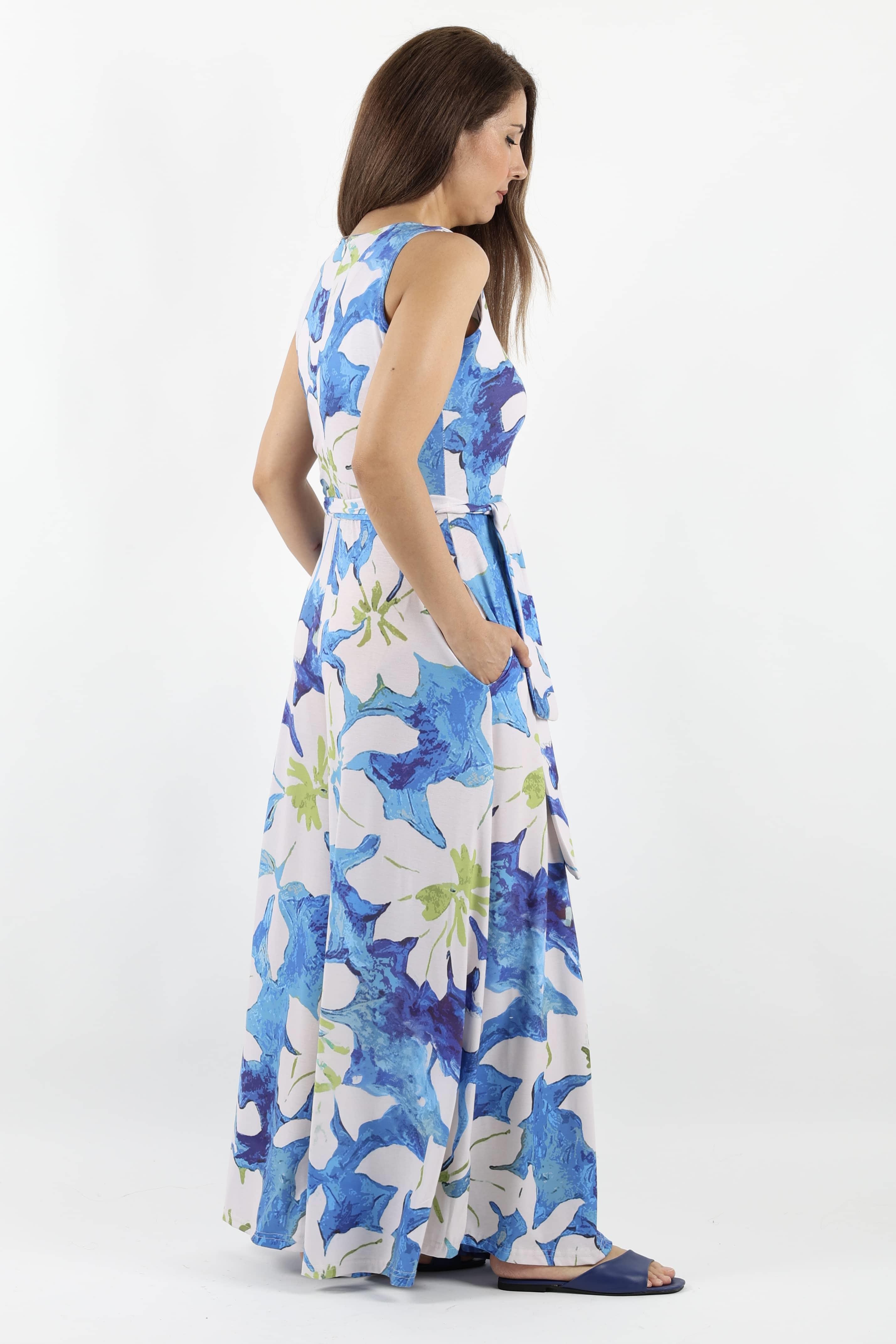 Kadın Summer Likralı Kuşaklı Geniş Paça Tulum