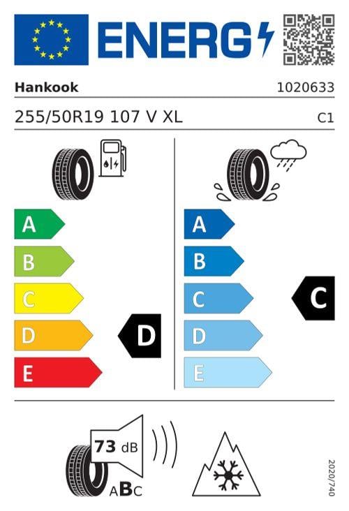 Hankook 255/50r19 107v xl winter i*cept evo2 suv w320c rft Suv Kış 2025APOLLOHankook1020633-25
