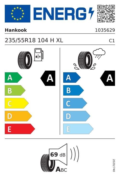 Hankook 235/55r18 104h xl ion gt suv ık41a Oto Yaz 2025KIŞ LASTİKLERİHankook1035629-25