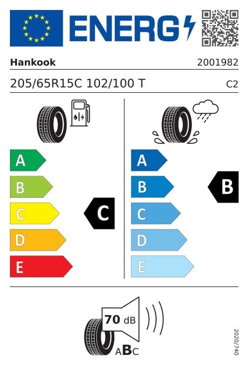 Hankook 205/65r15c 102/100t vantra lt ra18 Kamyonet Yaz 2026KIŞ LASTİKLERİHankook2001982-26