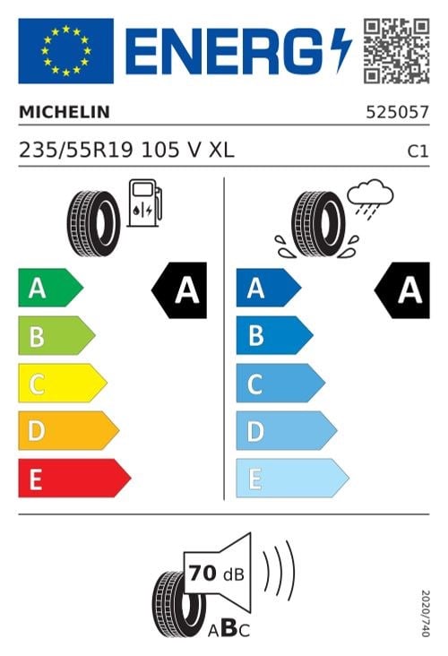 Michelin 235/55r19 105v xl e prımacy vol mı Oto Yaz 2026KIŞ LASTİKLERİMichelin525057-26