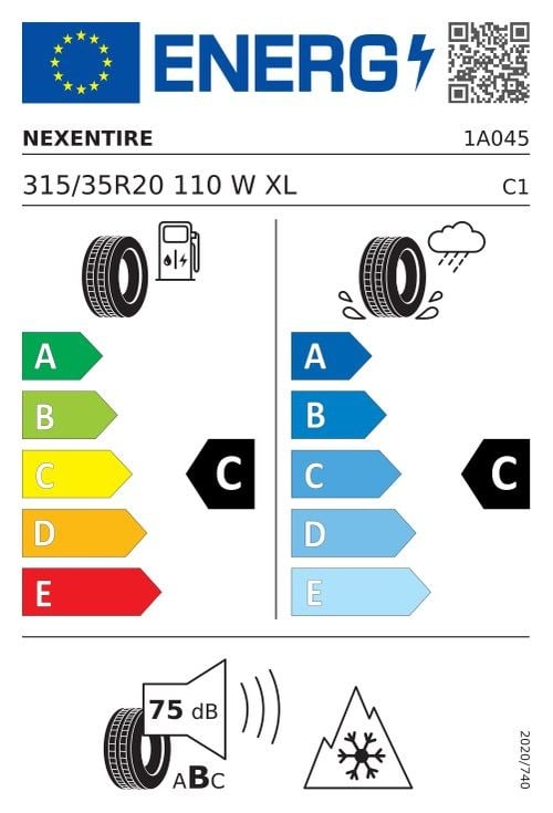 Nexen 315/35r20 110w xl wınguard sport 3 ev Suv Kış 2026KIŞ LASTİKLERİNexenNX1A045-26