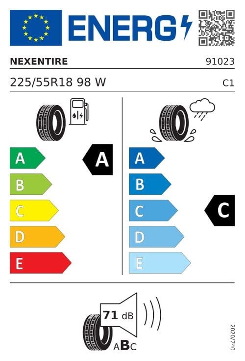 Nexen 225/55r18 98w n fera sport ev / hyundaı Oto Yaz 2026KIŞ LASTİKLERİNexenNX91023-26