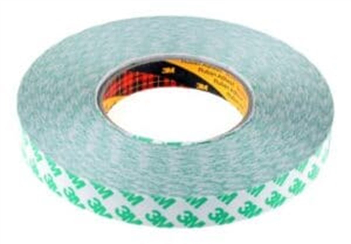 3M 9087 Beyaz Renk, İnce Çift Taraflı PVC Bant, Laminasyon Bandı 0,26mm