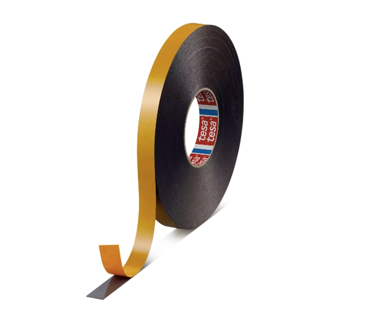 Tesa 62932 Siyah Renk, Solvent Akrilik Çift Taraflı PE Köpük Bant 0,50mm