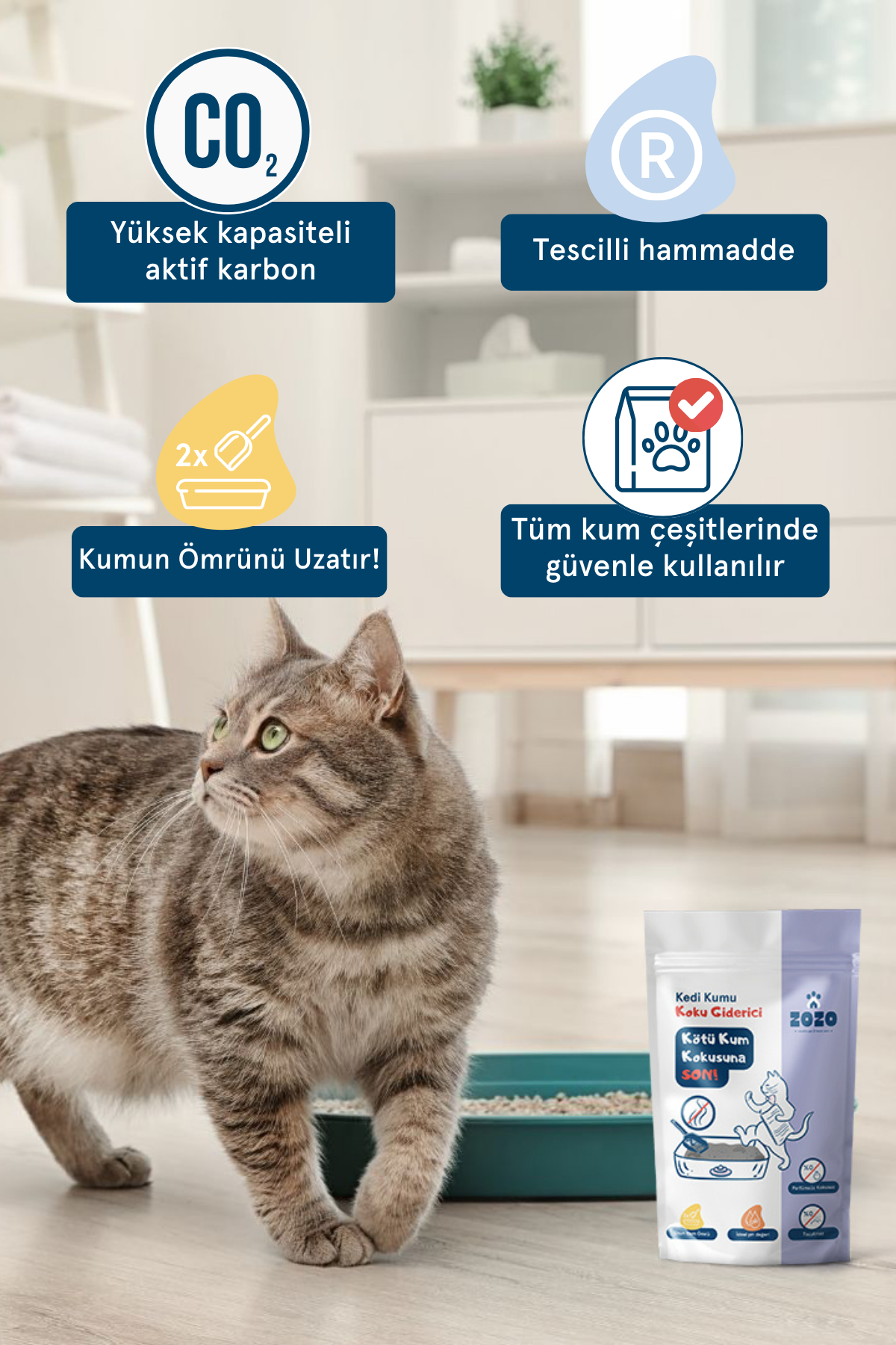  Kedi Kumu Koku Giderici -120 gr 