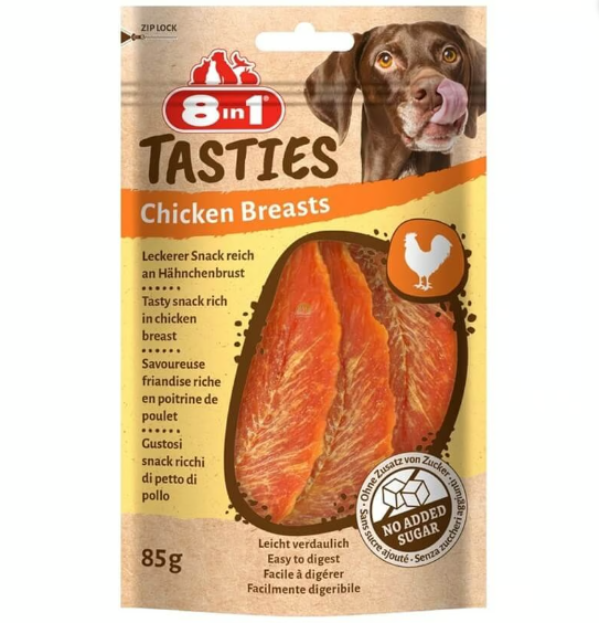 8in1 Tasties Chicken Breast Tavuk Göğsü Köpek Ödülü 85 Gr