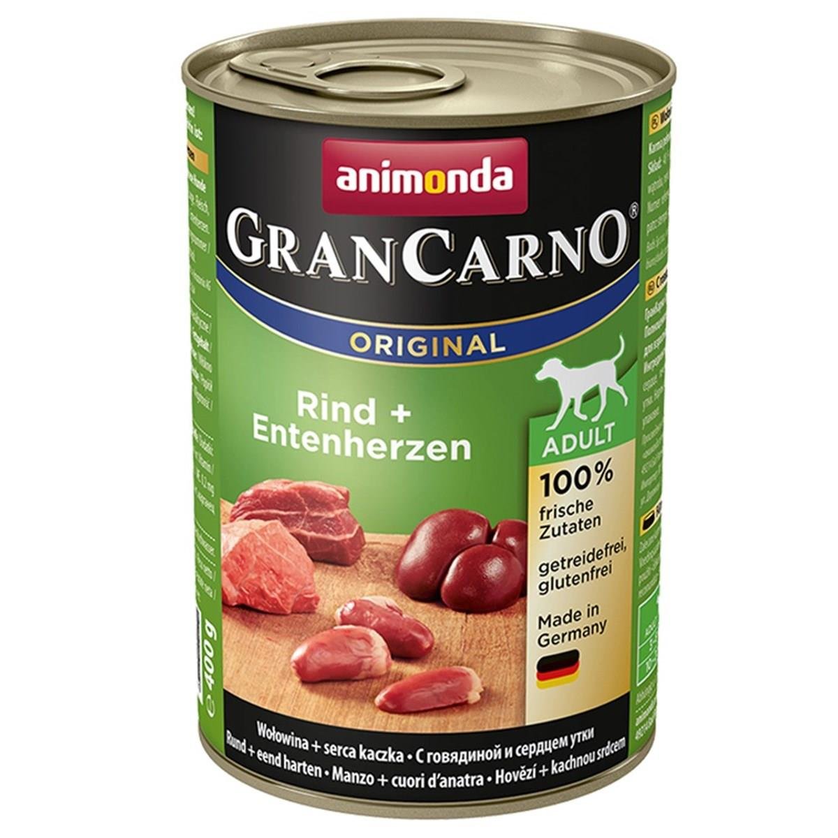 Animonda Gran Carno Hindi ve Ördek Etli Köpek Konservesi 400 Gr