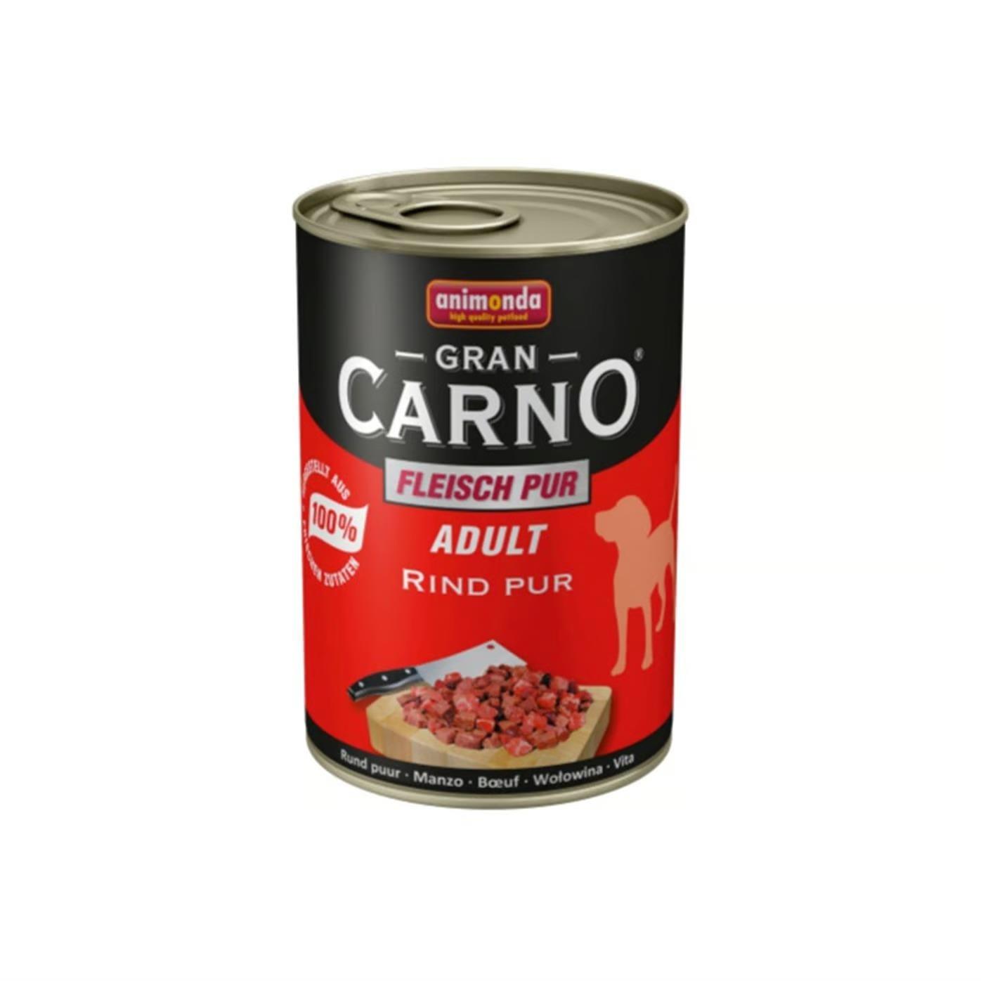 Animonda Gran Carno Sığır Etli Yetişkin Köpek Konservesi 400 Gr