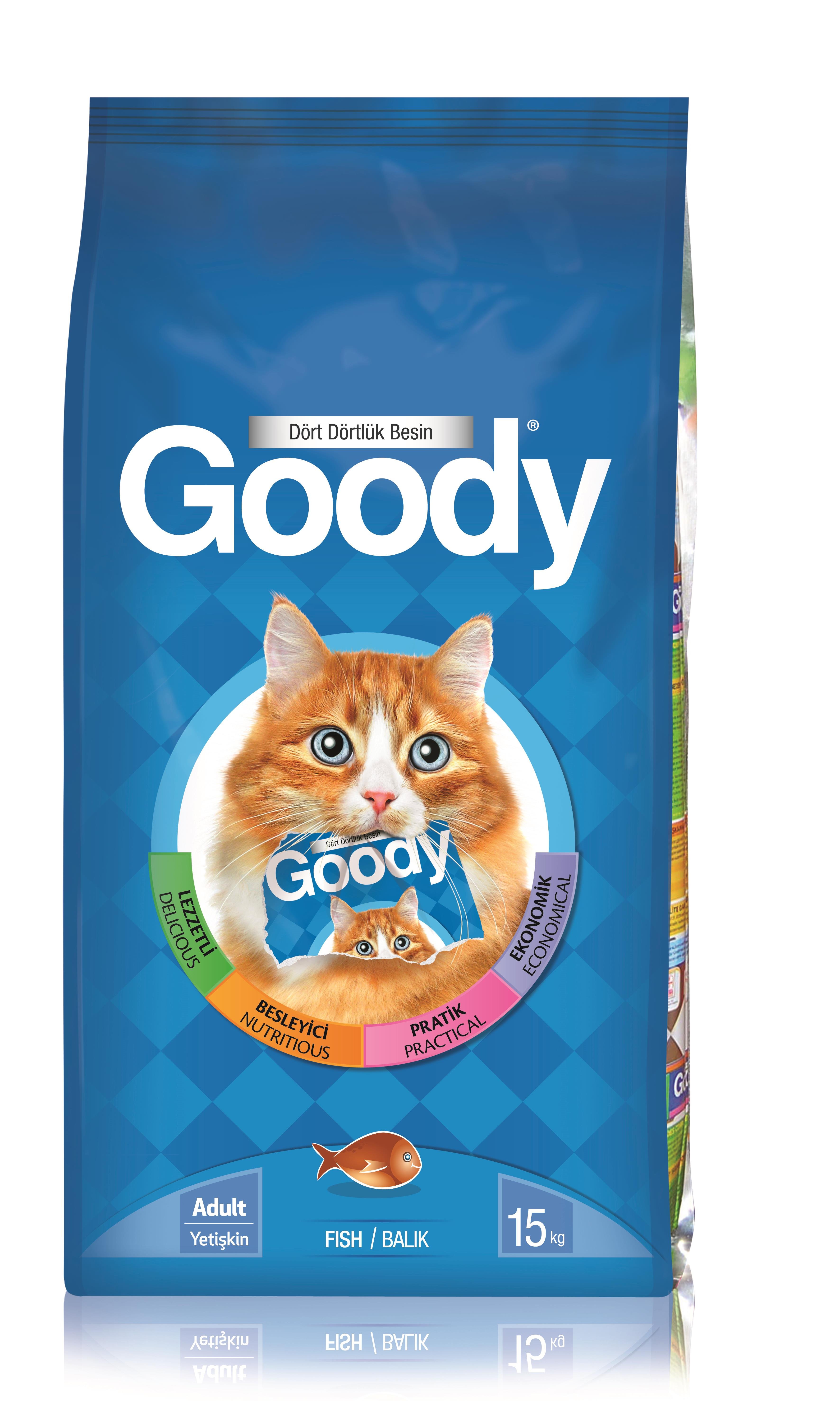 Goody Balıklı Yetişkin Kuru Kedi Maması 15 Kg 