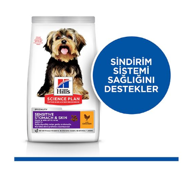 Hills Small Miniature Sensitive Stomach _ Skin Hassas Köpek Maması 1.5 Kg