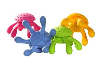 Kiwi Walker Parçalanmaz Yüzen Köpek Oyuncağı Ahtapot Mini