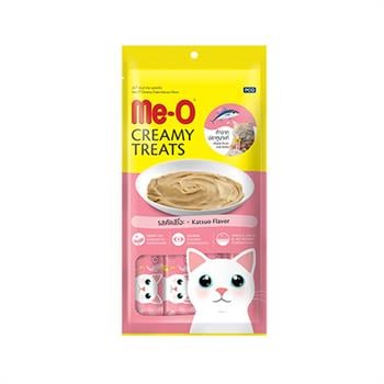 Me-O Çizgili Orkinos Balıklı Sıvı Kedi Ödül Maması 4X15 Gr