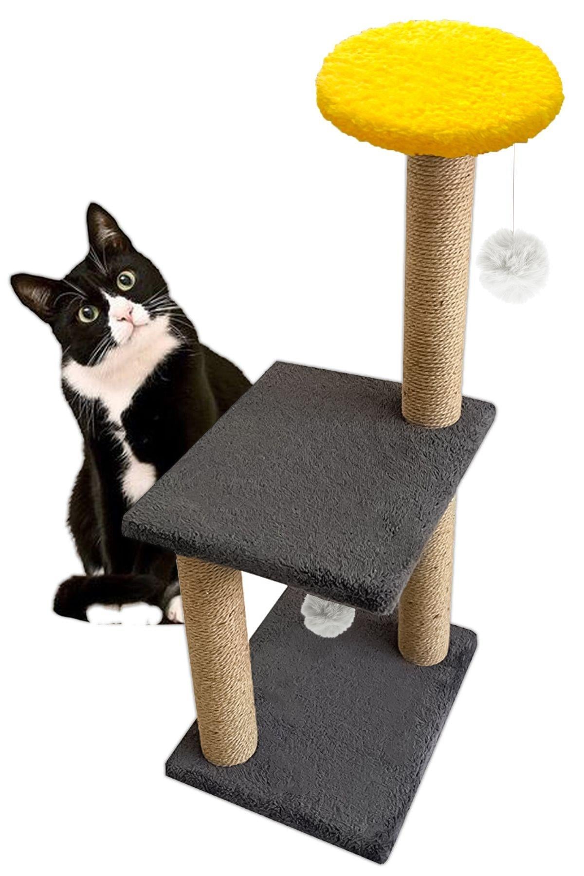 Patiderm Katlı Kedi Tırmalama Tahtası 80cm - Gri