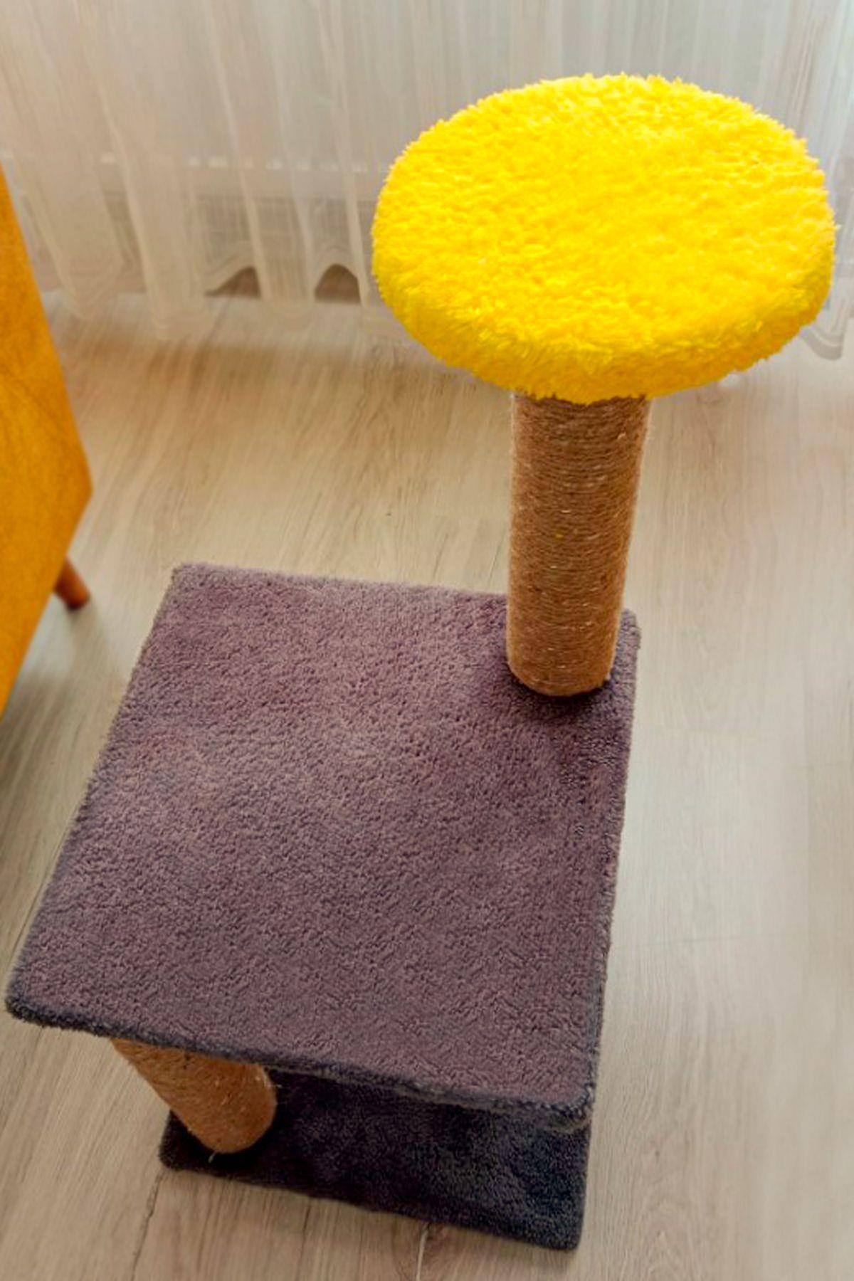 Patiderm Katlı Kedi Tırmalama Tahtası 80cm - Gri