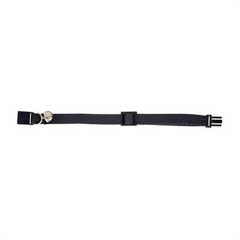 PetTagArt Güvenlik Kilitli  Ayarlanabilir Siyah Kedi Boyun Tasması 22-30 cm