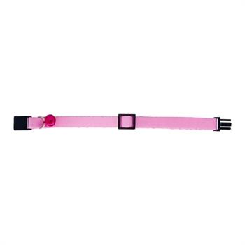 PetTagArt Güvenlik Kilitli  Ayarlanabilir Pembe Kedi Boyun Tasması 22-30 cm