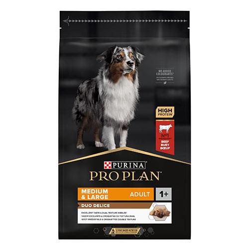 Pro Plan Duo Delice Medium Large Adult Taze Parça Etli Orta ve Büyük Irk Yetişkin Köpek Maması 10 Kg