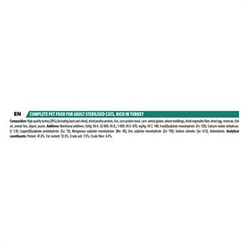 Pro Plan Sterilised Hindi Tavuk Kısırlaştırılmış Kedi Maması 10Kg