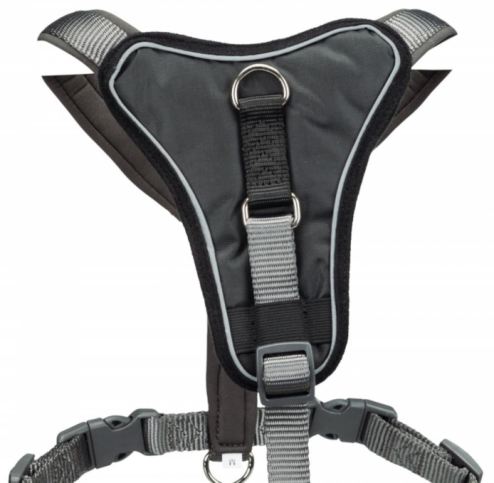 Trixie Köpek Premium Göğüs Tasması XL-XXL 95-120cm 25mm Gri