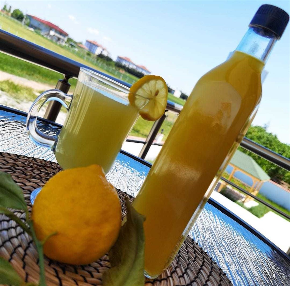 Ev Yapımı Limonata 580 ml (konsantre 4 litre )