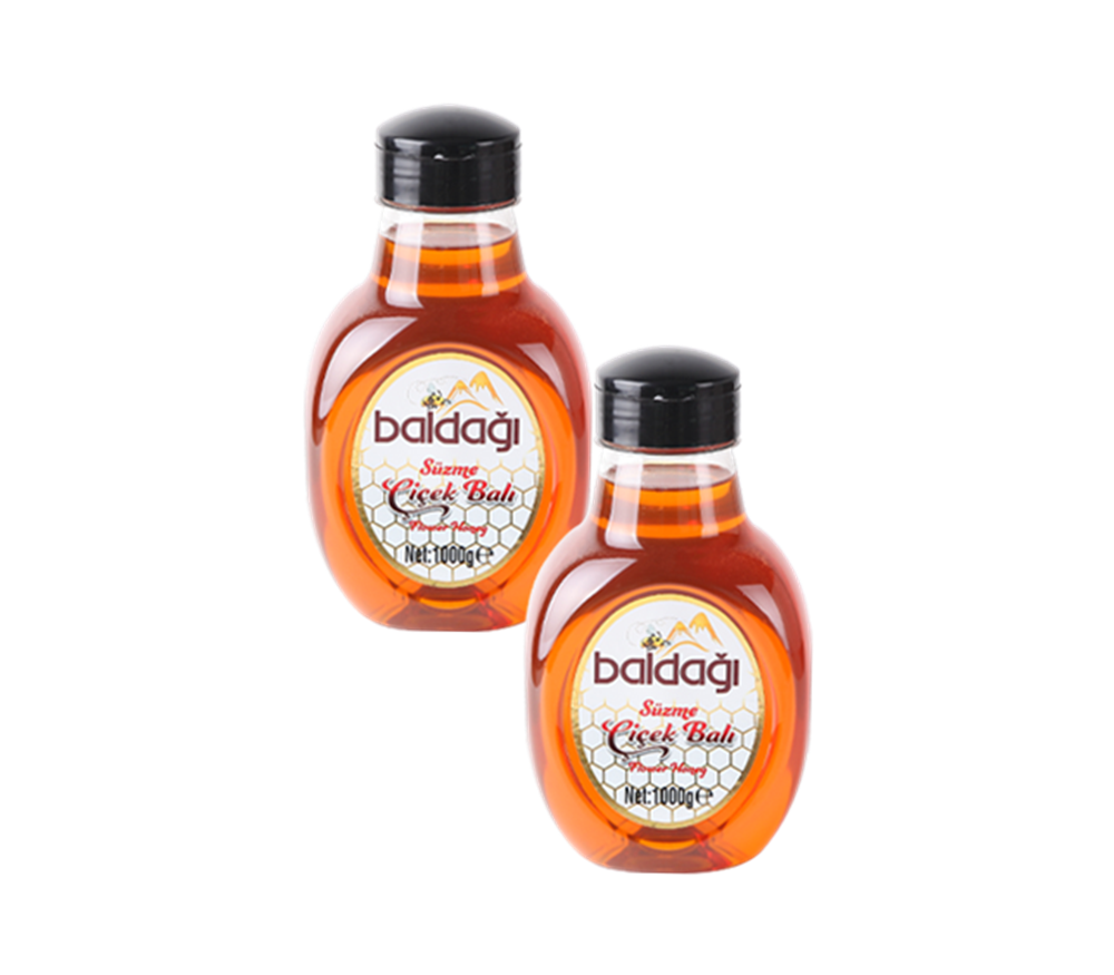 Baldağı Süzme Çiçek Balı (1000 gr)*2 Adet