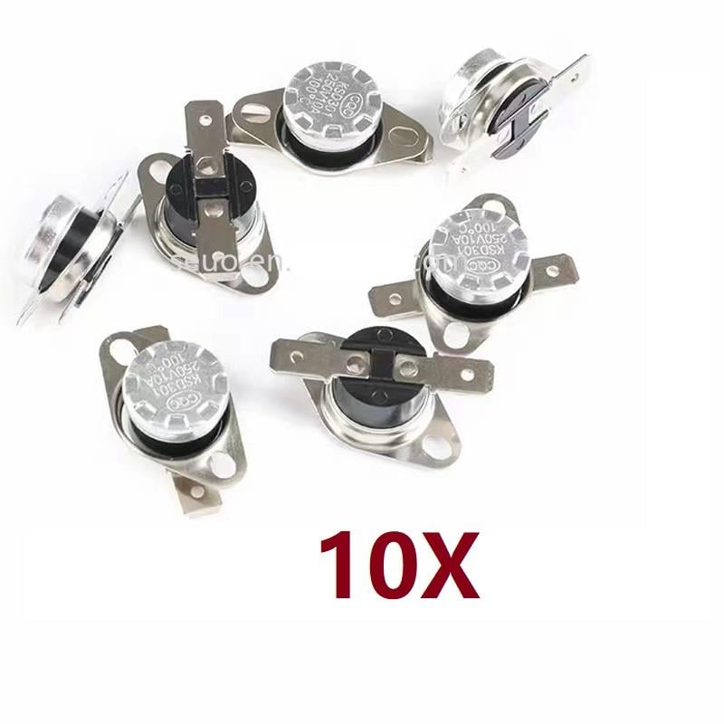 10 Adet KSD302 70C 16A Limit Termostat 