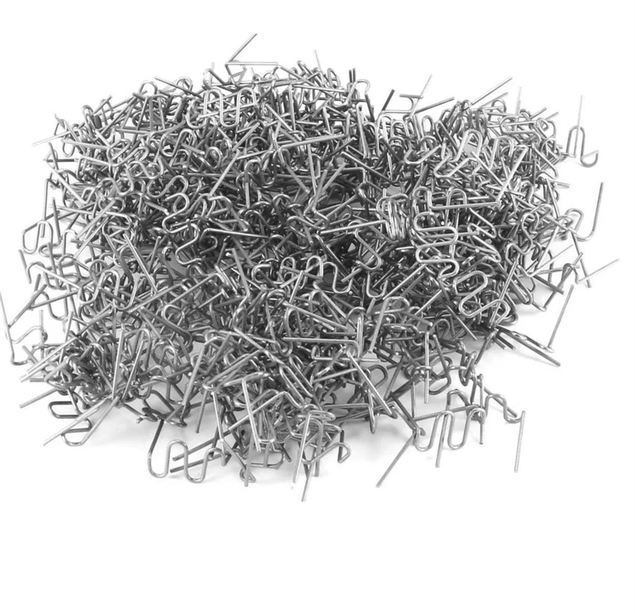 1000 Adet 0,8mm Dalgalı Tip Plastik Kaynak Zımba Teli