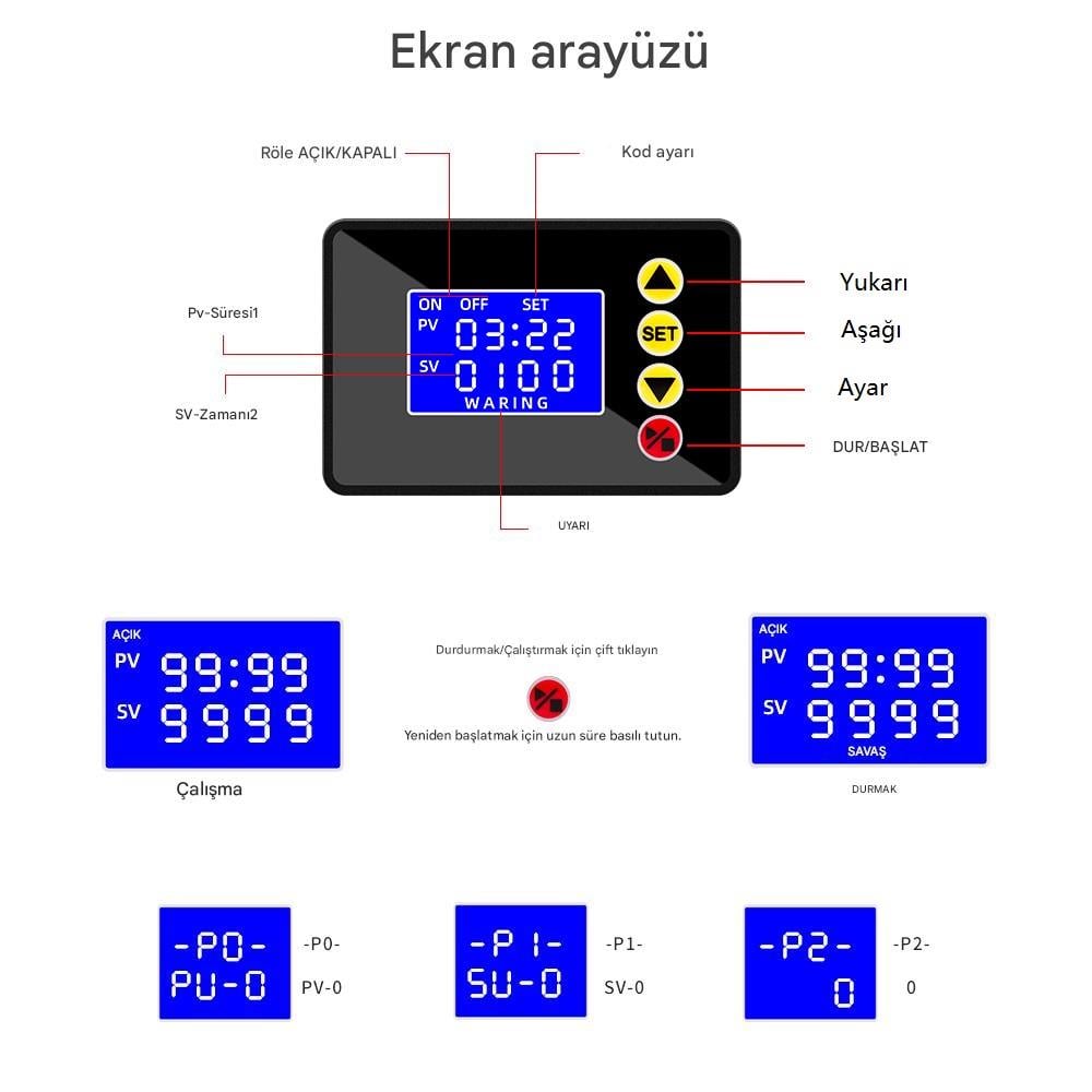 G3050 12Volt 20A Zaman Rölesi
