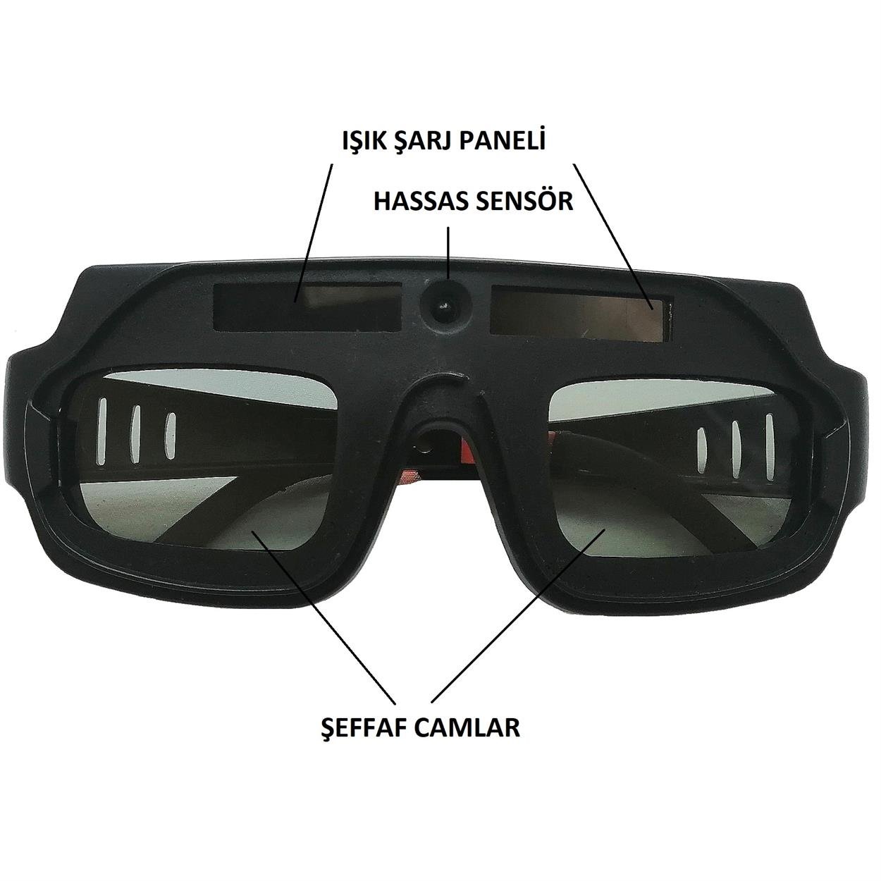 Otomatik Kararan Lazer Epilasyon Gözlüğü (Özel Üretim Şeffaf Cam)