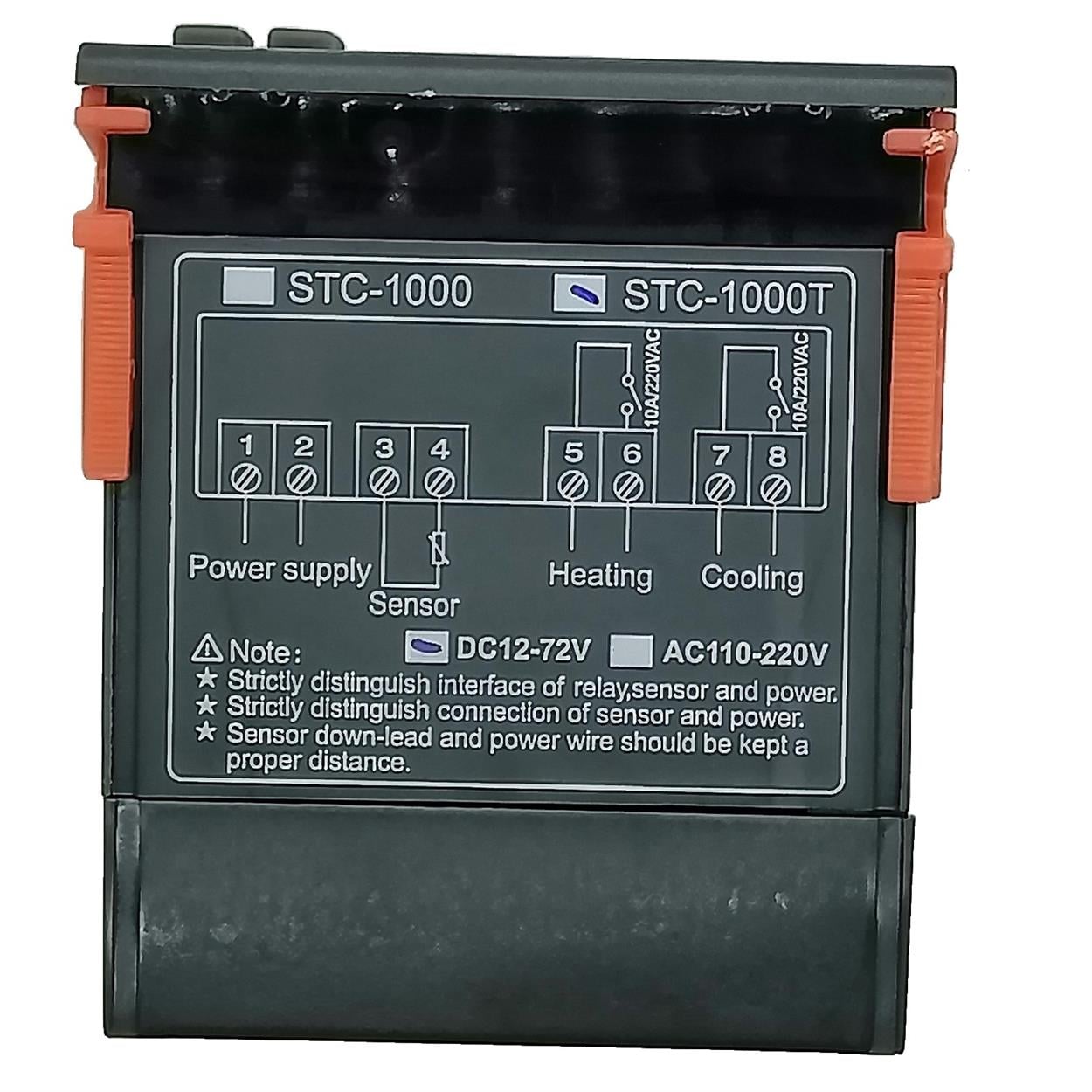 STC-1000T 12V 10A Özel Üretim Dijital Termostat+Yedek Prob