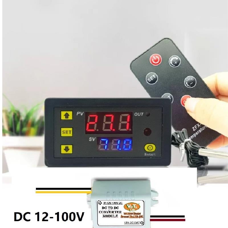 W3231A DC12-100V 10A Kumandalı Güneş Paneli Termostatı