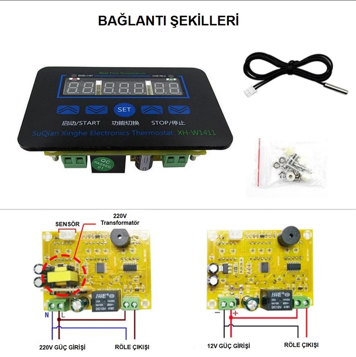 XH-W1411 220Volt Isı Kontrolörü