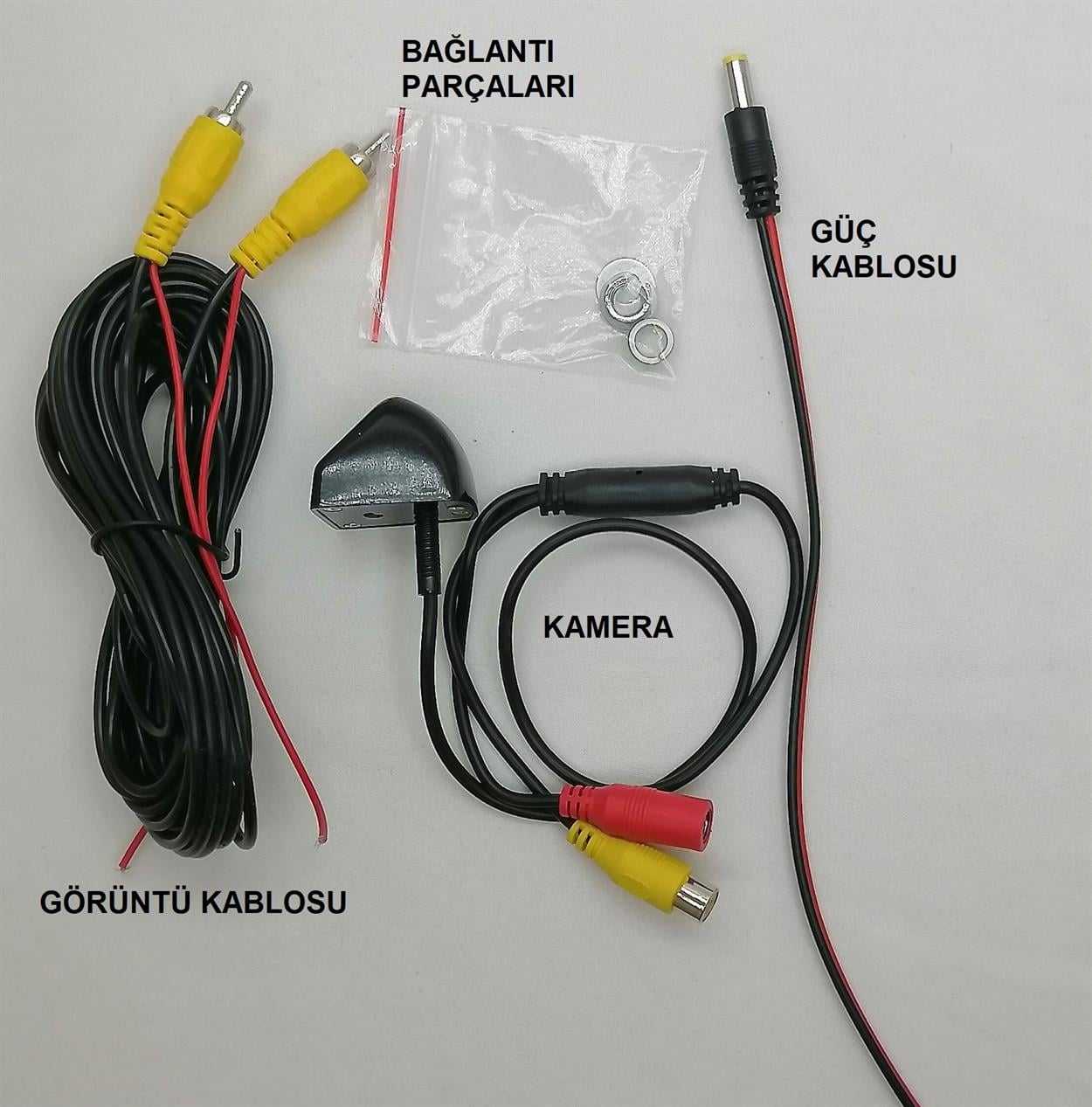 Yate10 Dinamik Hareketli Çizgili  Trajectory Tecnology Geniş Açı Arka Görüş Kamerası