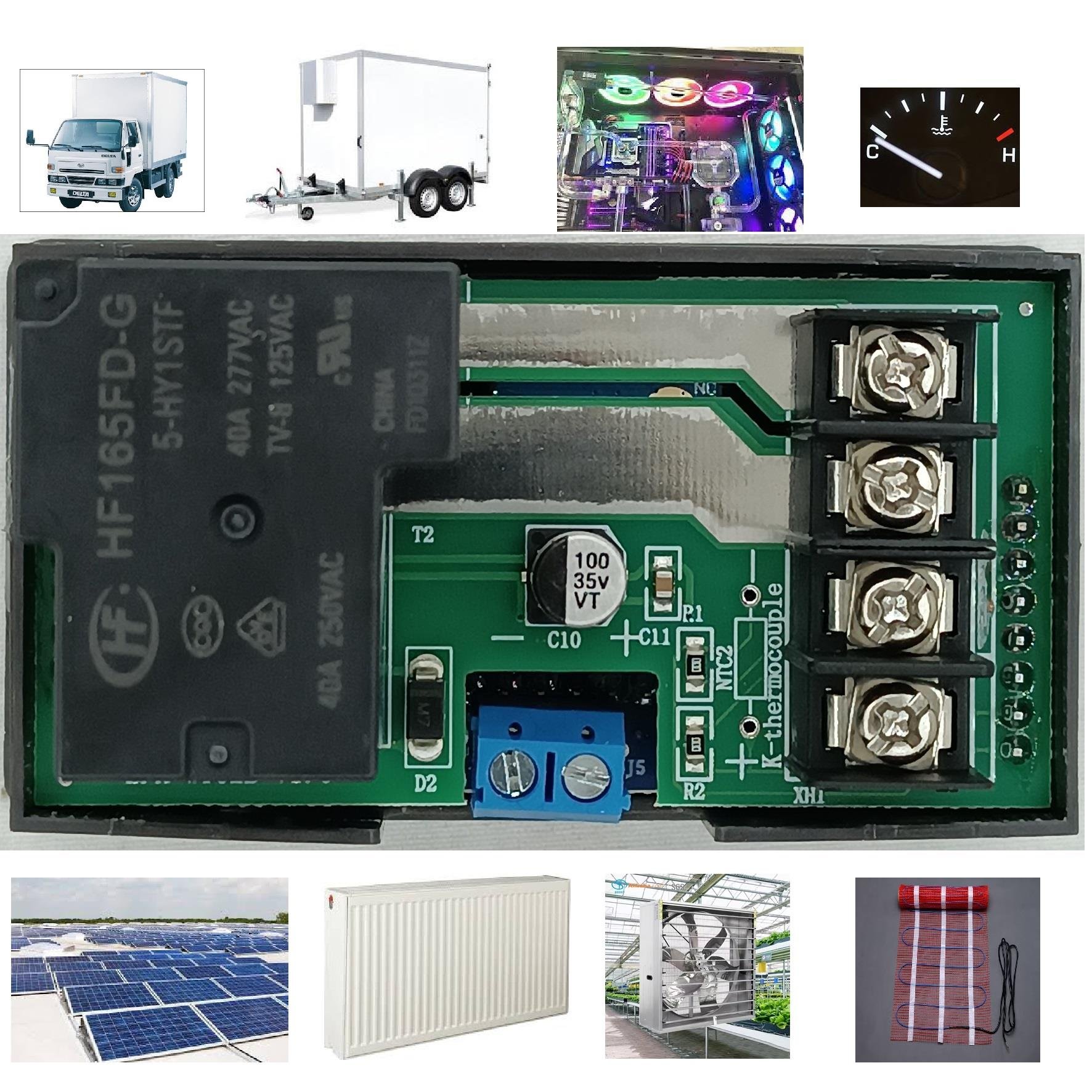 Yate10 Smart Wifi DC12/24V 30A Termostat/ Timer
