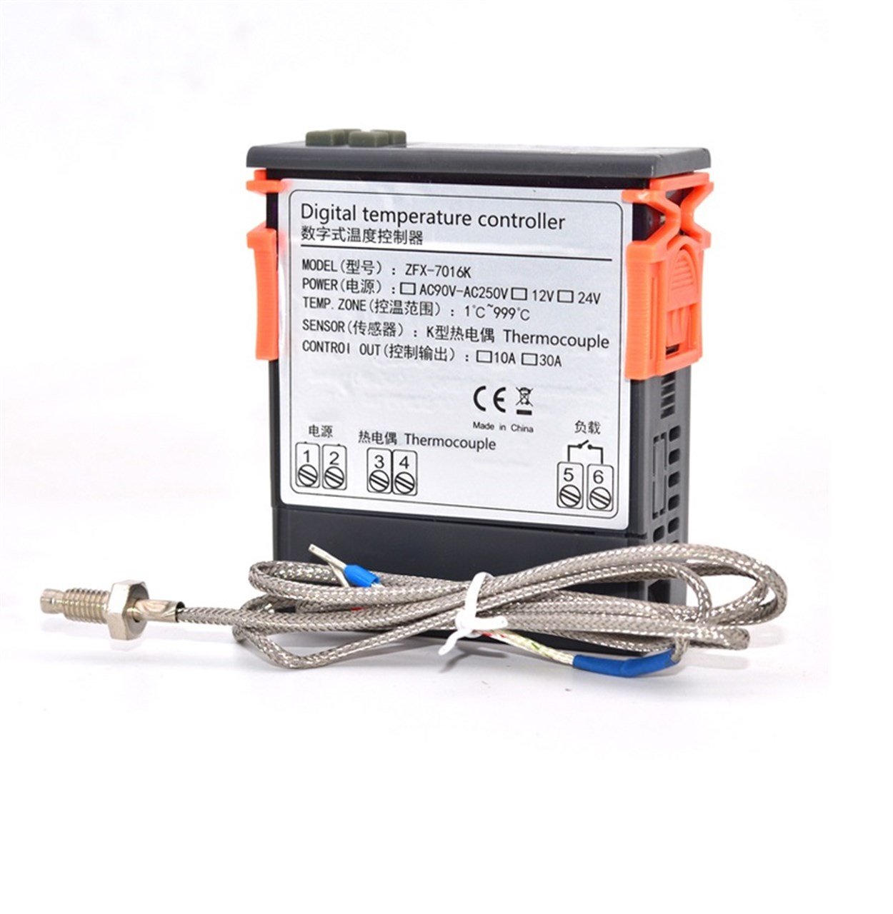 ZFX-7016K 220V 0-1000 C 30A Yüksek Derece Termostat | yate10.com