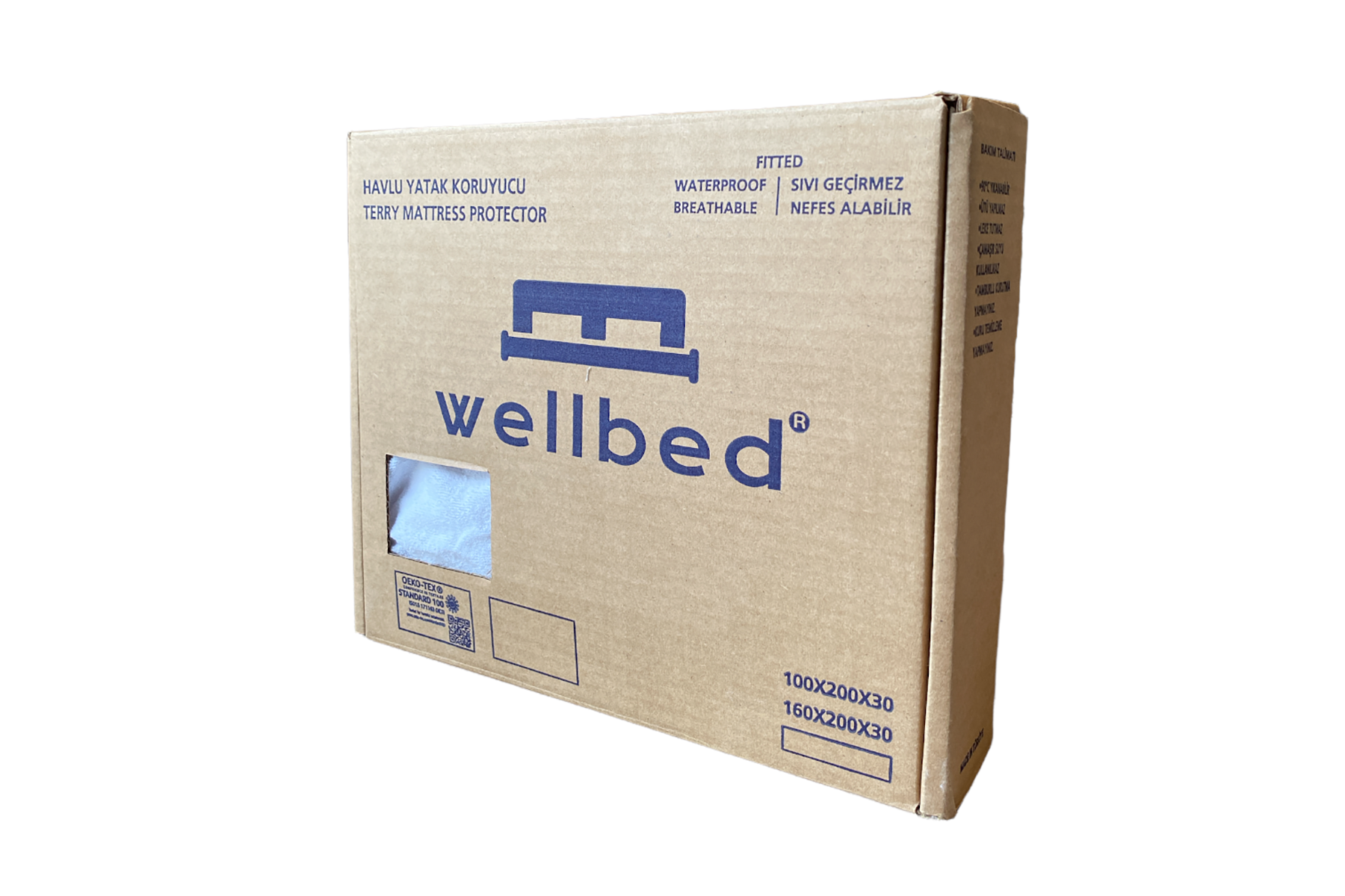 wellbed® FITTED PAMUK YATAK KORUYUCU