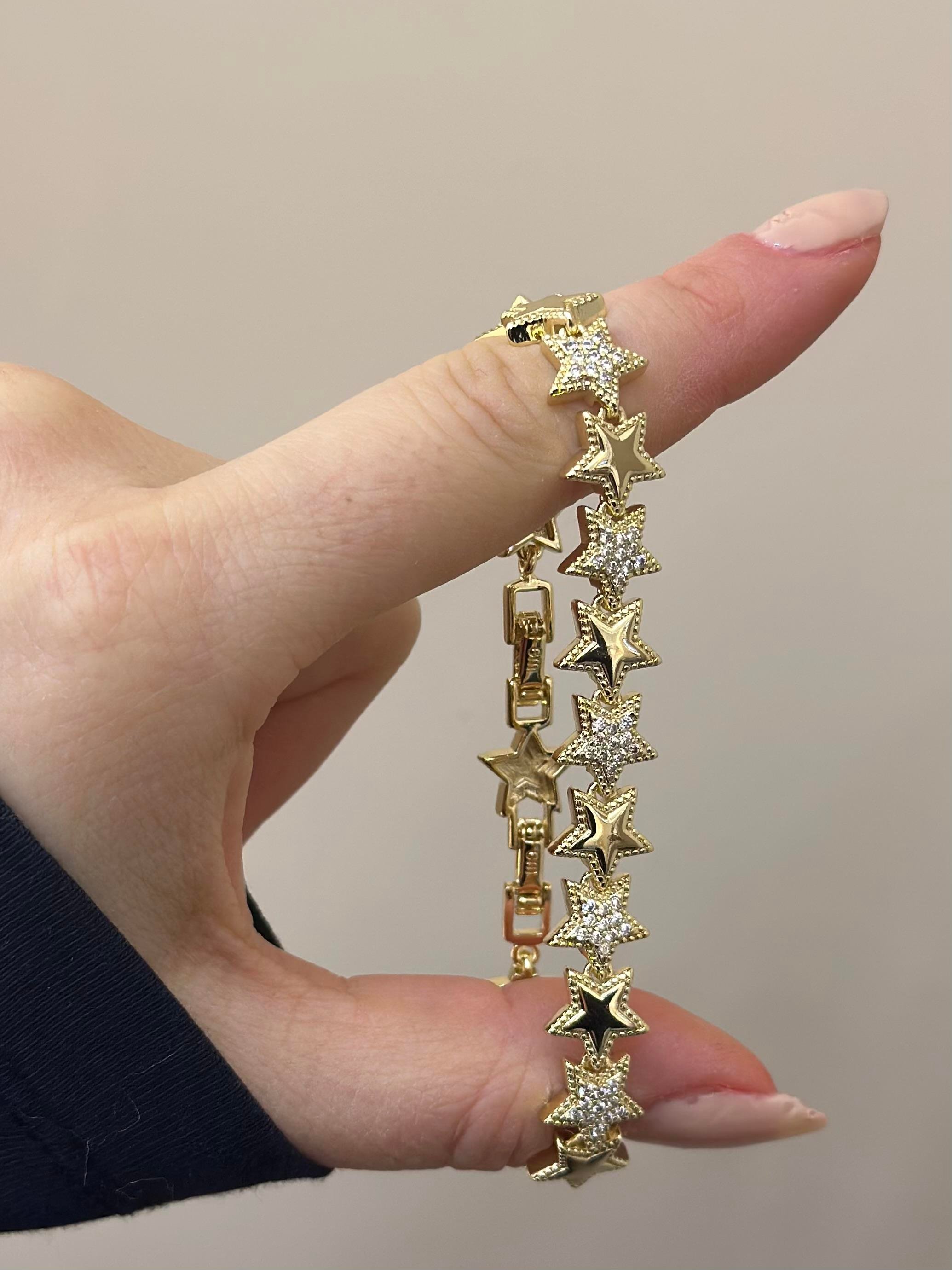 14 K Altın Kaplama Gold Bileklik