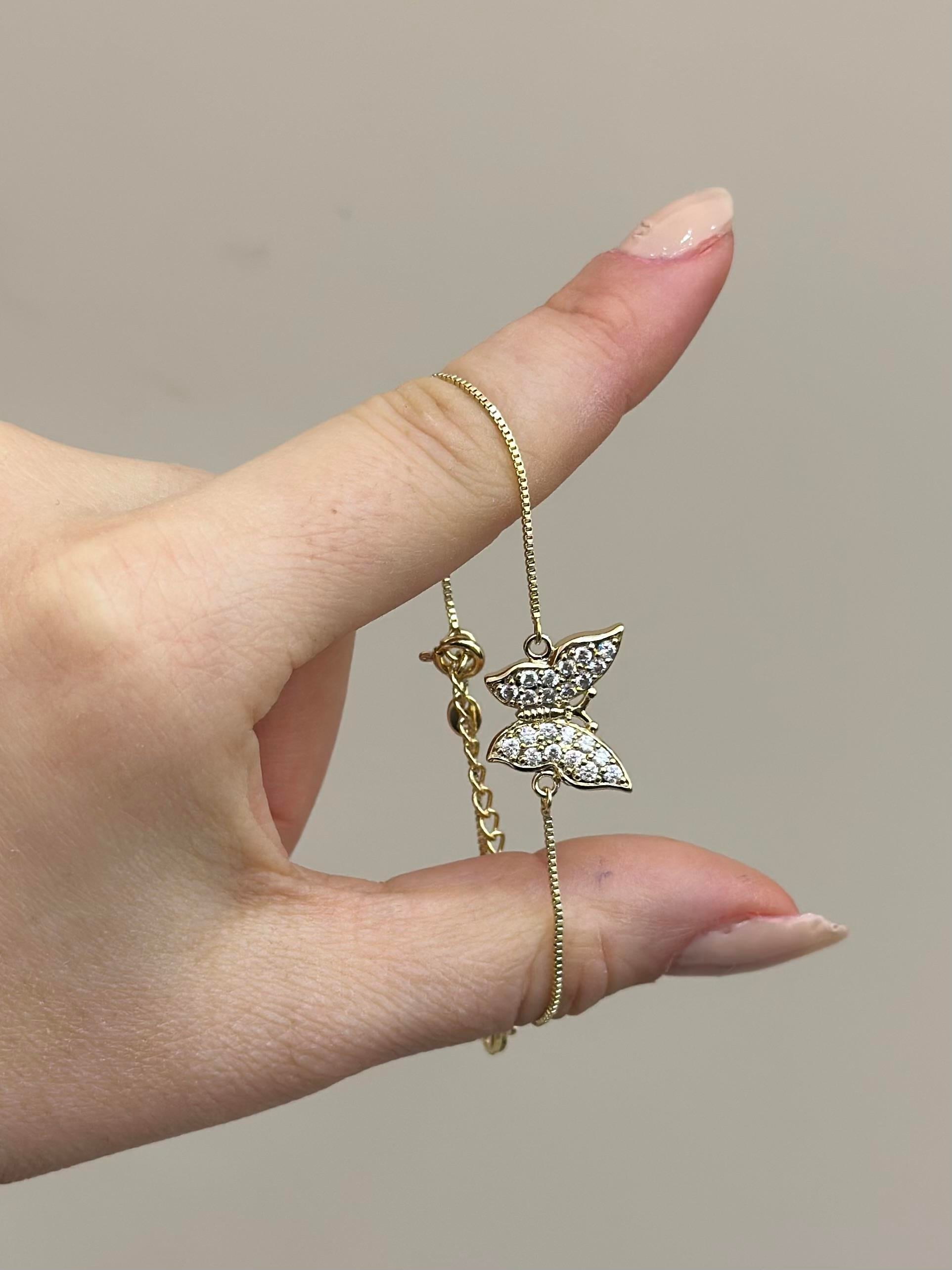 14 K Altın Kaplama Gold Bileklik