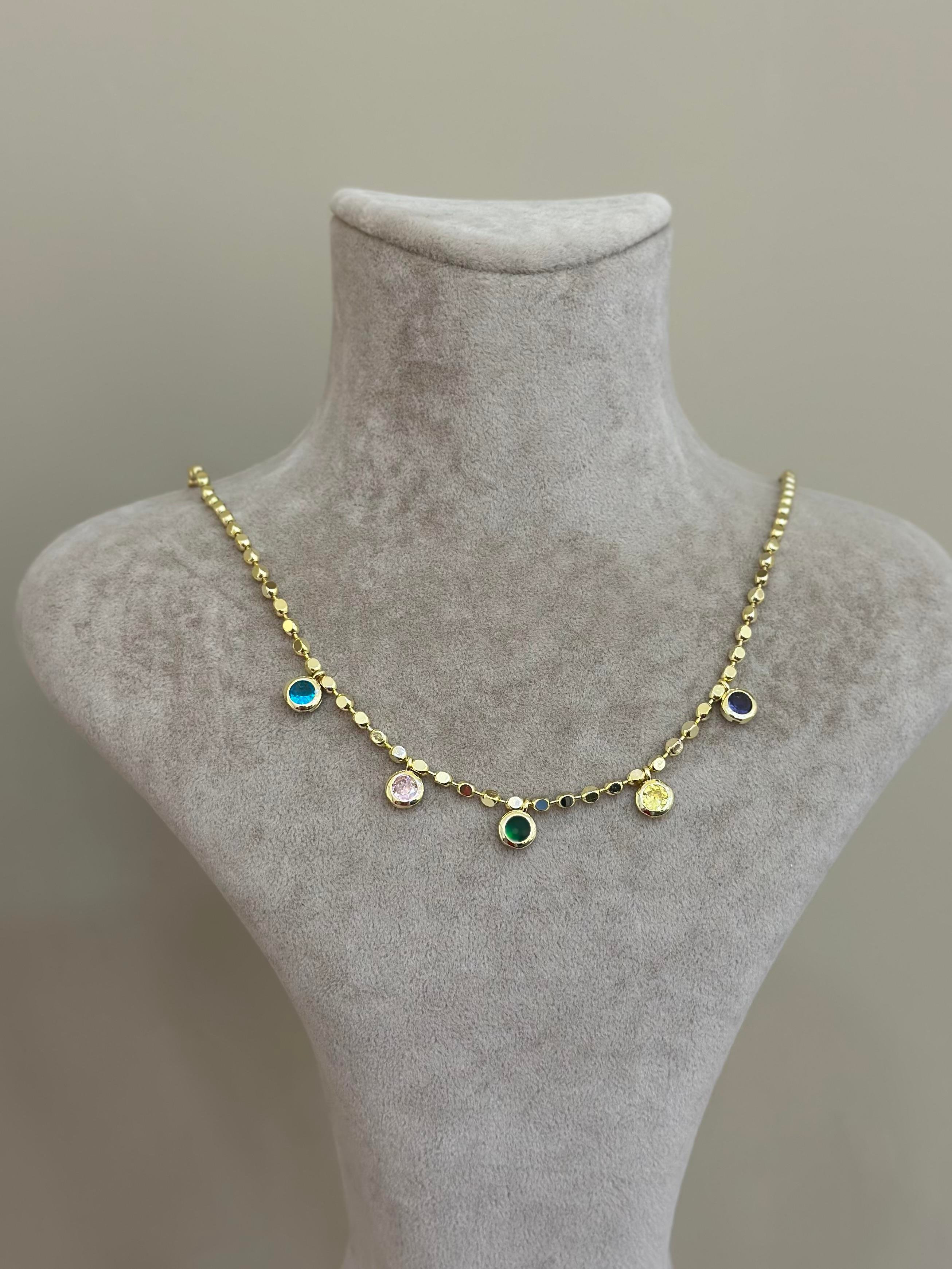 14K gold kolye