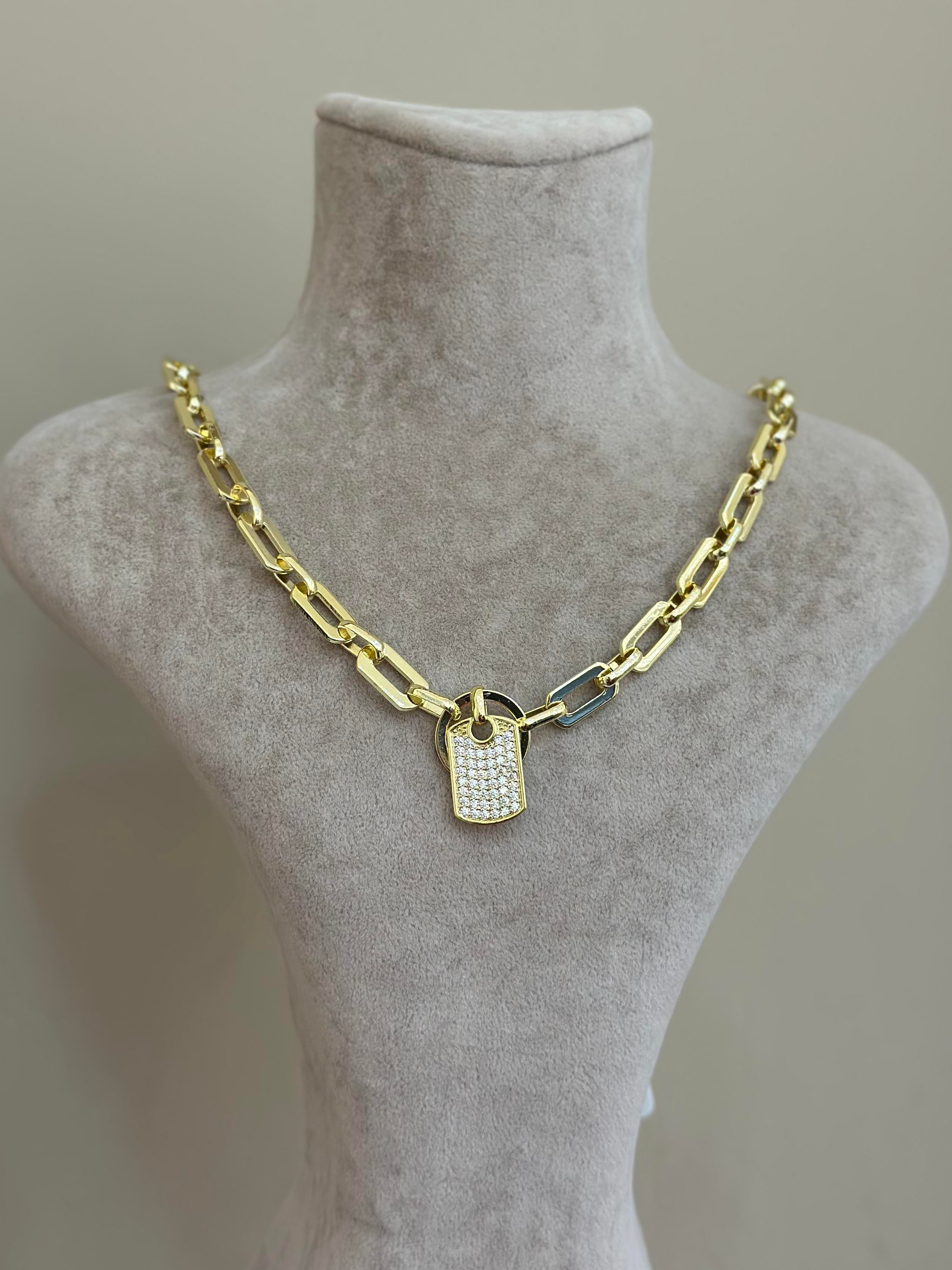 14K gold kolye