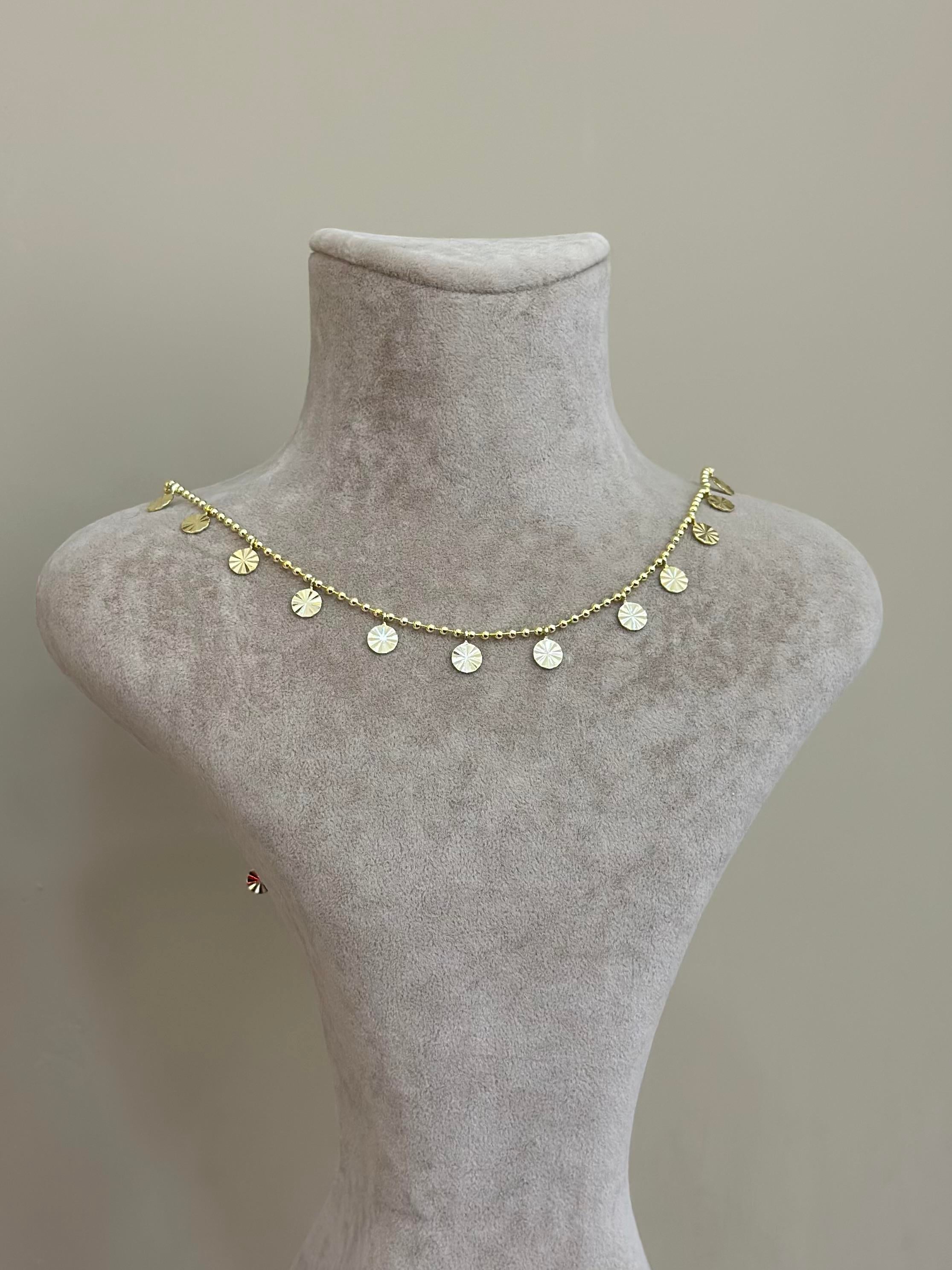 14K gold kolye