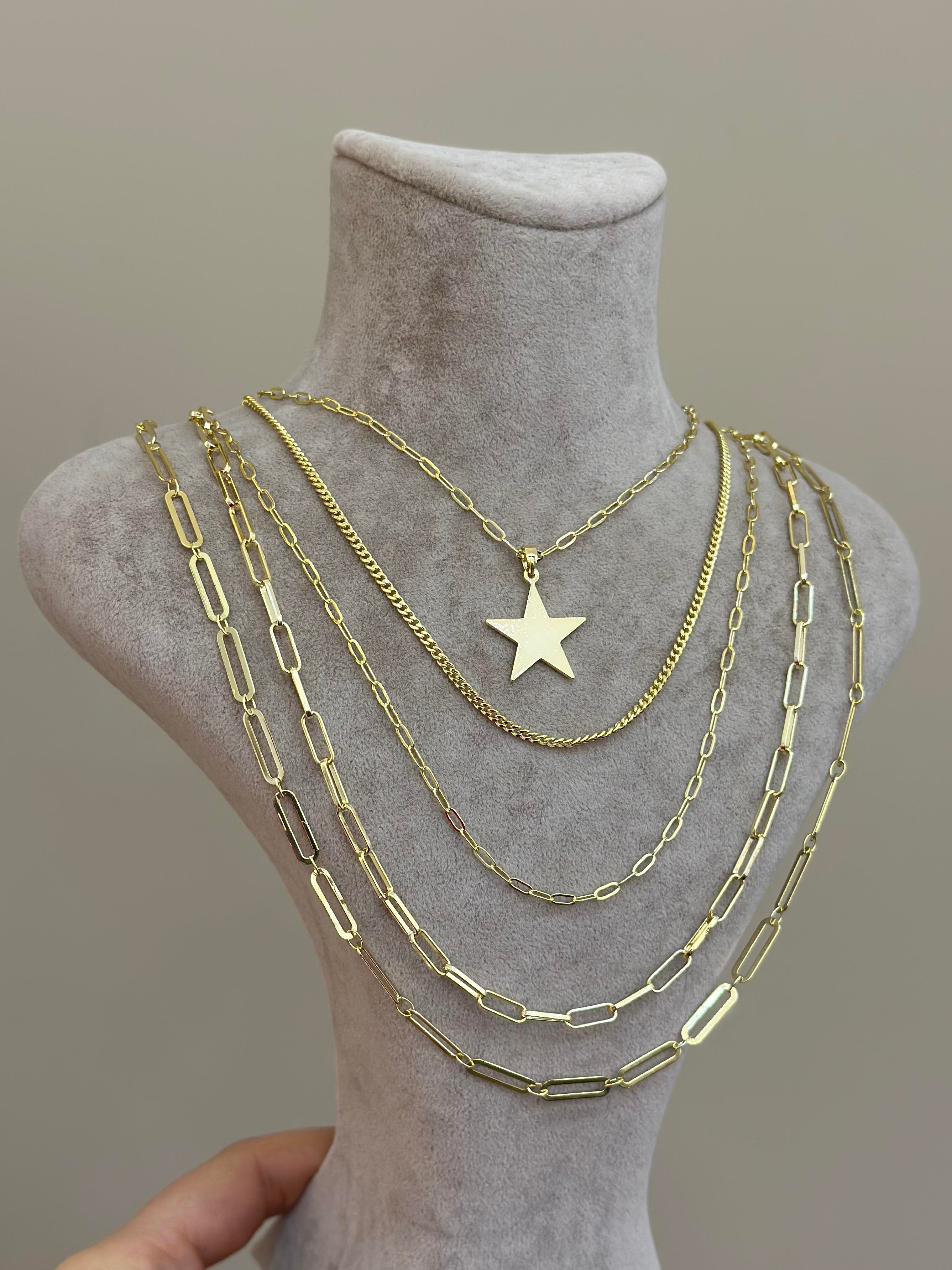 14K gold kolye