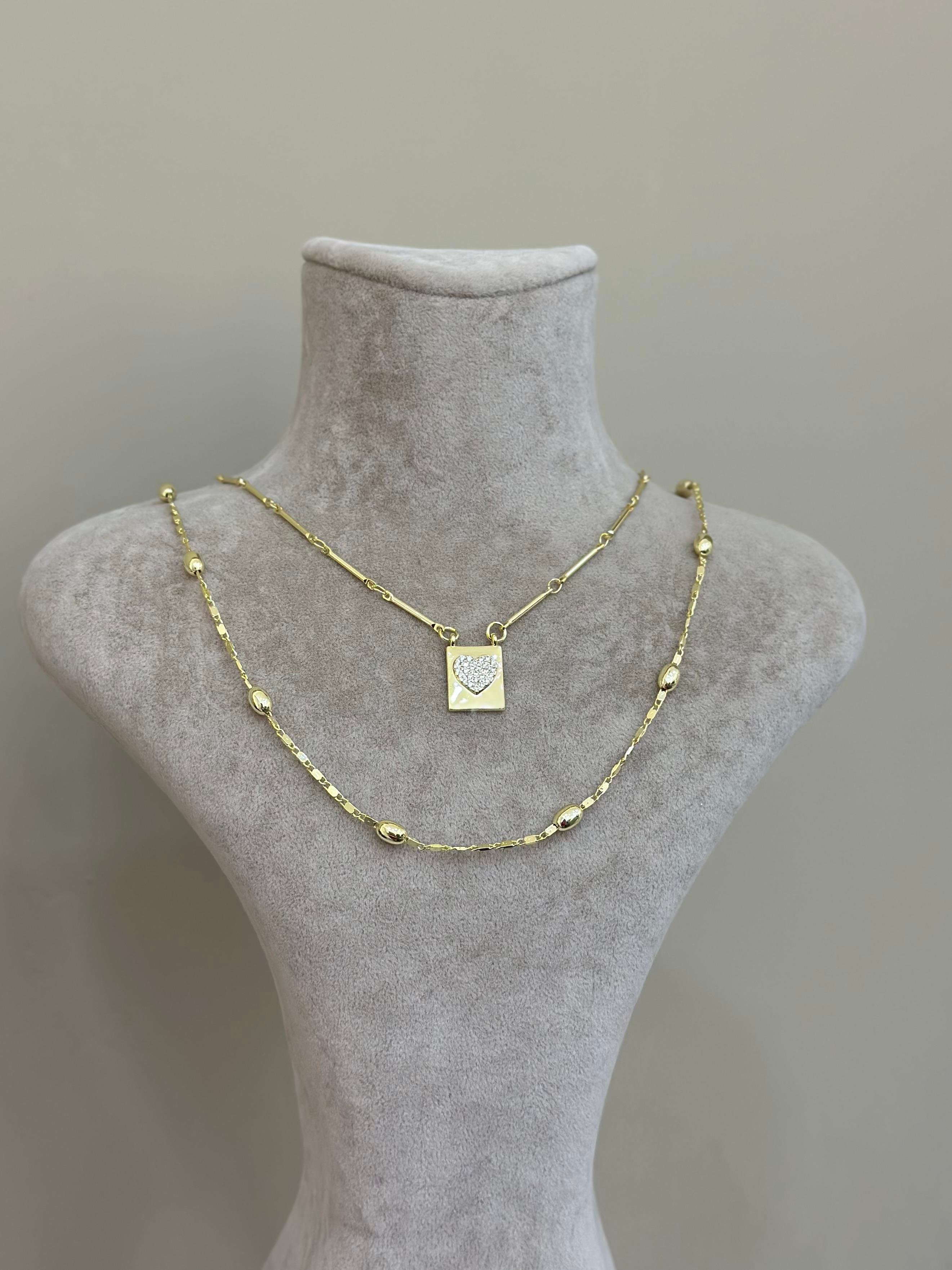 14K gold kolye