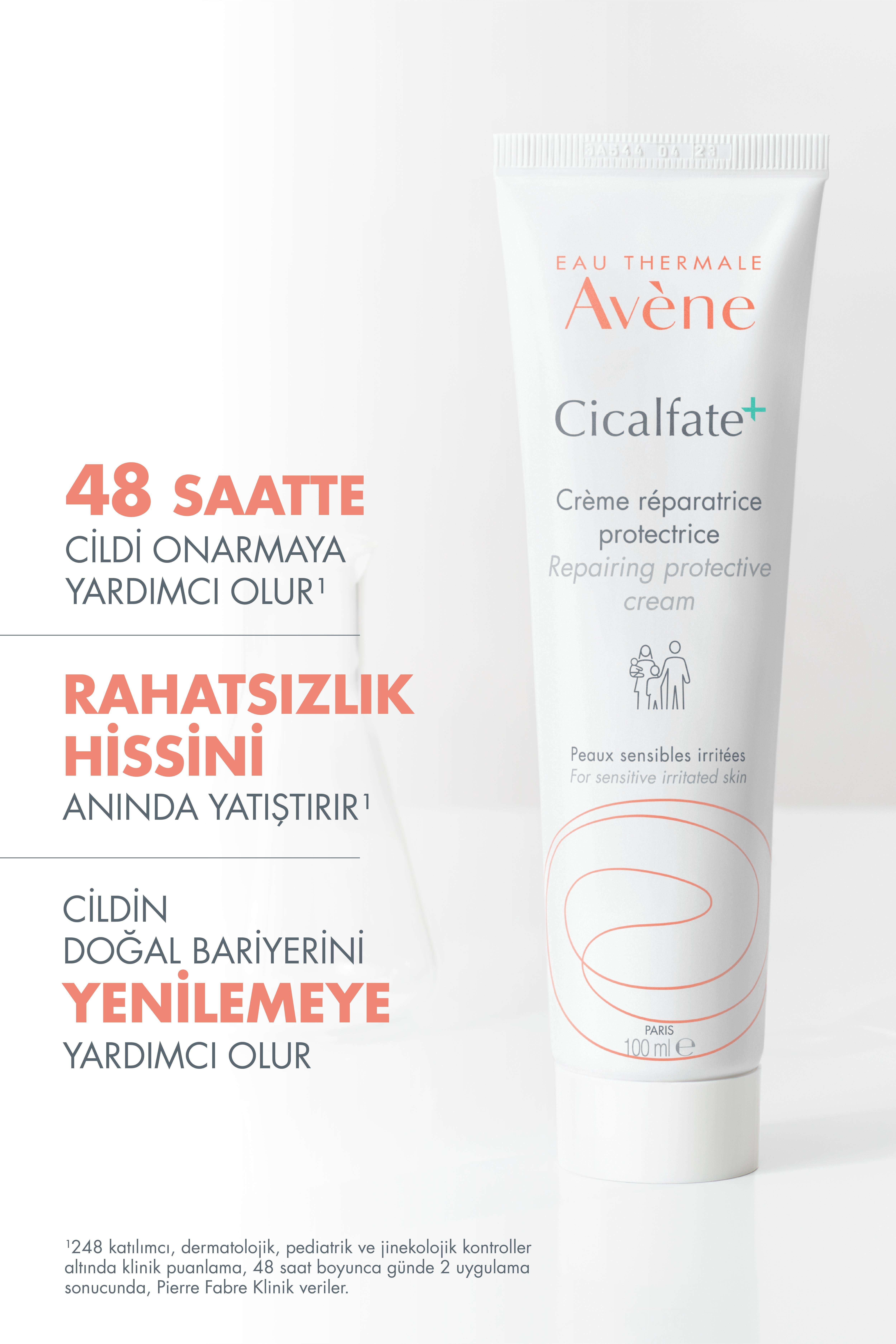 Avene Cicalfate+ Yıpranmış Hassas Ciltlerin Onarılmasına ve Yatışmasına Yardımcı Bakım Kremi 100 ml