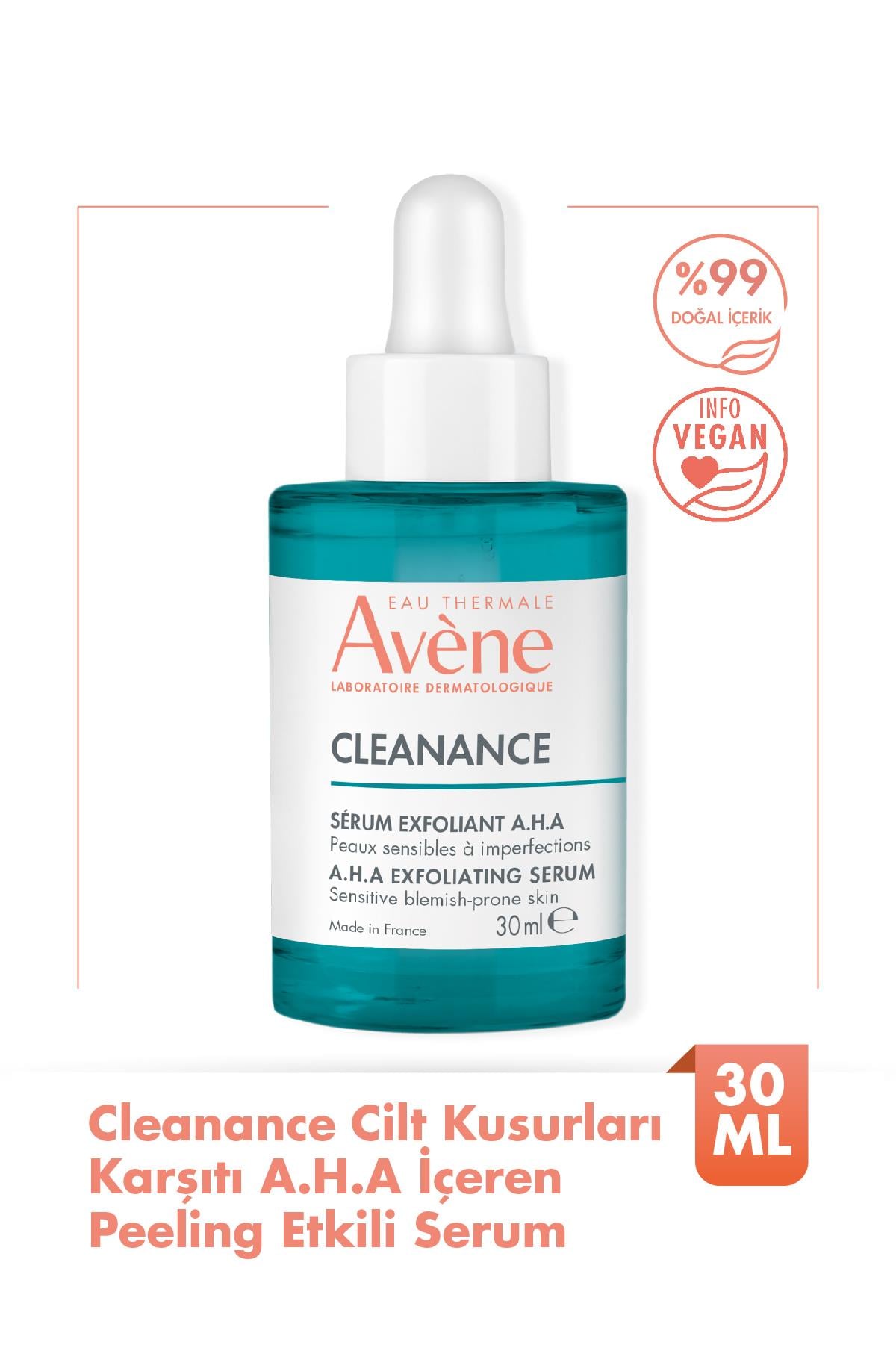Avene Cleanance AHA Exfoliating Serum 30 ml