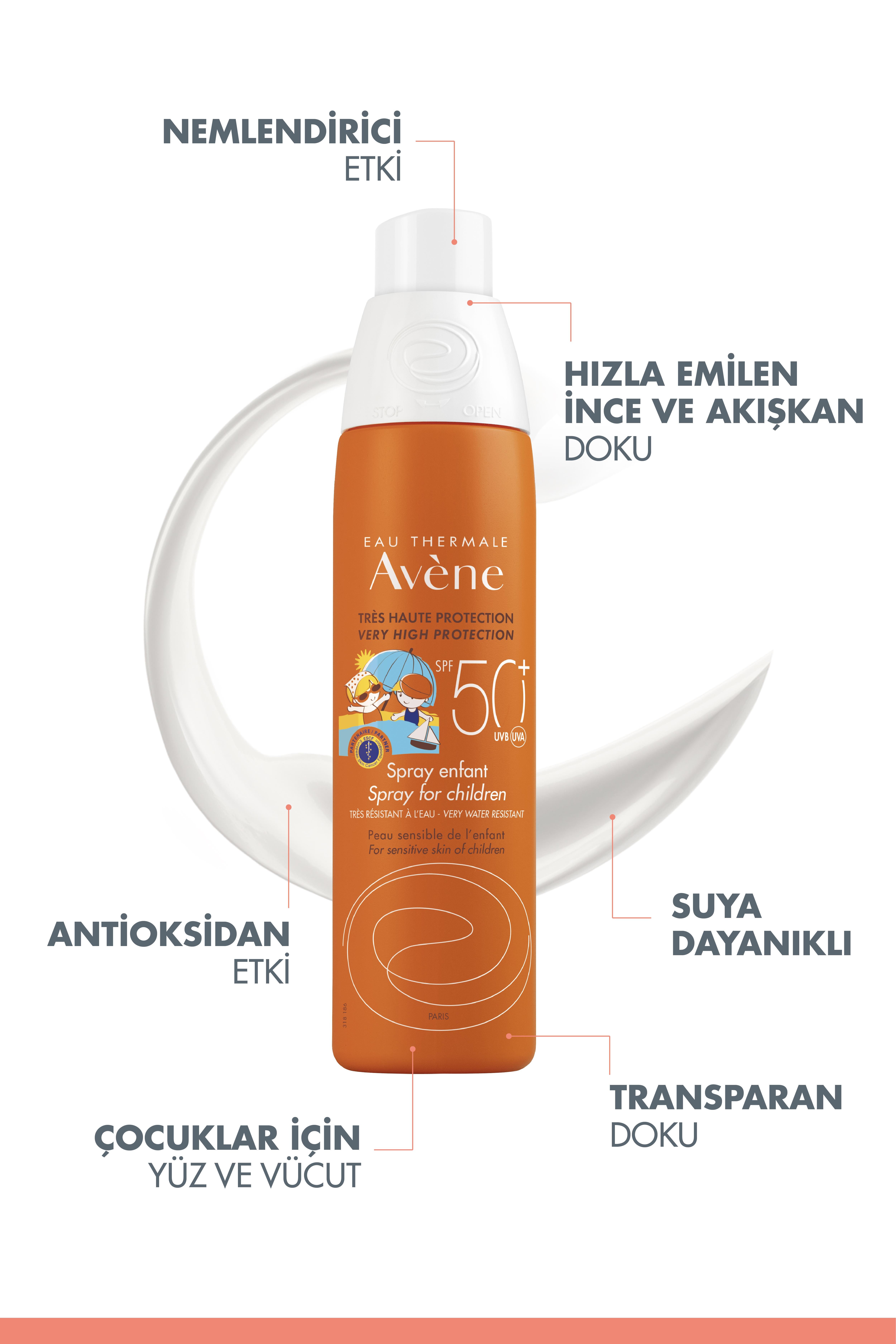 Avene Spf 50+ Children Çocuk Güneş Spreyi 200ml