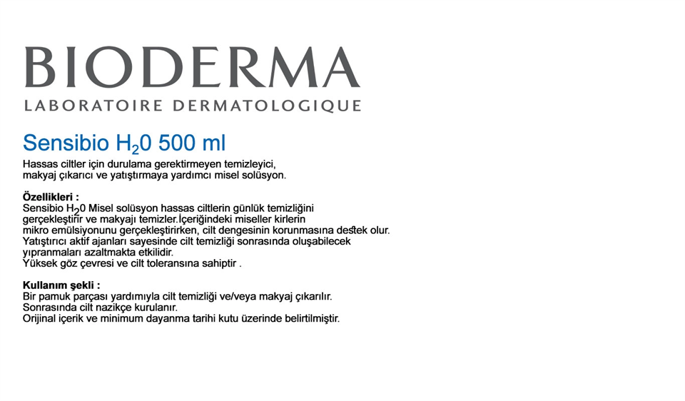 Bioderma Sensibio H2O Micellar Water 